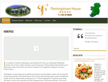 Tablet Screenshot of flemingstownhouse.com